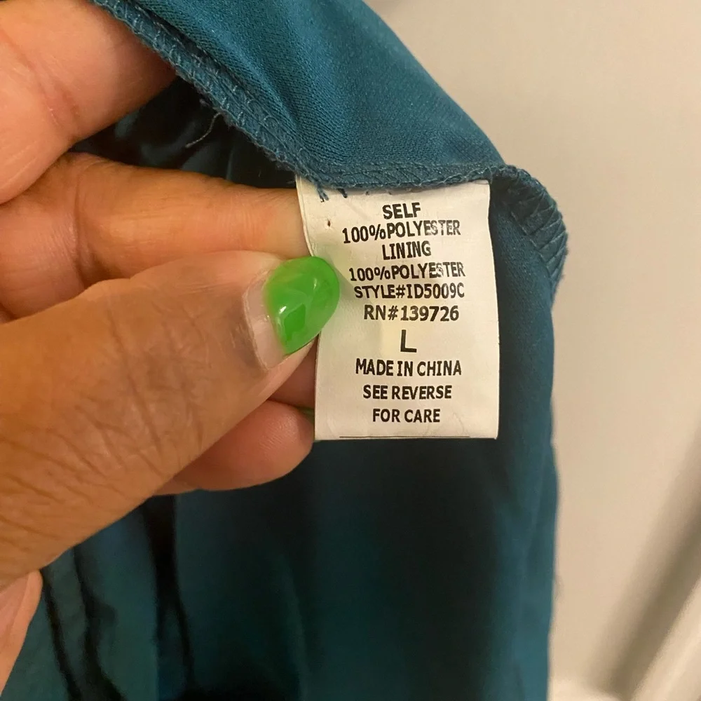 Honey Punch Teal Lace Maxi Dress - Picture 3 of 5